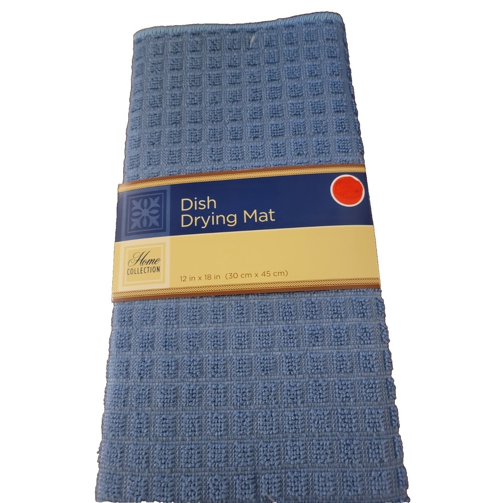 Home Collection Dish Drying Mats‎ Turquoise  12"x18"